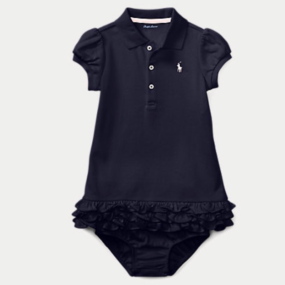 Ralph Lauren Ruffled Polo Dress & Bloomer